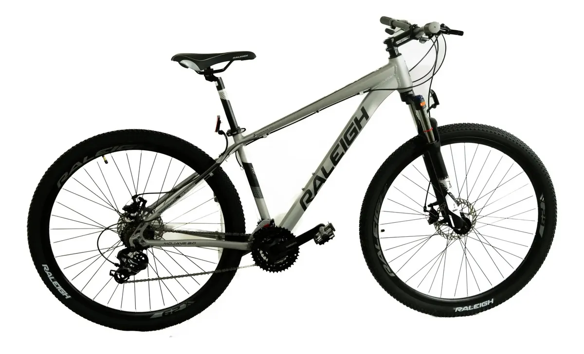 Bicicleta Raleigh Mojave 2.0 - Talle 21-XL - Gris-Negro -Cuadro de aluminio- Frenos a discos mecanicos- 21 Vel. Rodado 29 _ Linea 2026.