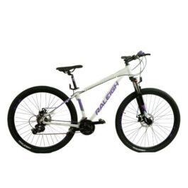 Bicicleta Raleigh Mojave 2.0 D – Talle 16.5-M – Blanco-Violeta -Cuadro de aluminio- Frenos a discos mecanicos- 21 Vel. Rodado 29 _ Linea 2026.